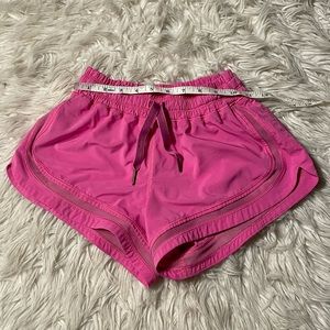 Sonic Pink Lululemon Hotty Hot shorts
